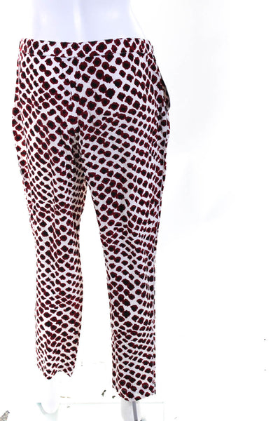 Derek Lam 10 Crosby Womens Drawstring Waist Straight Leg Pant Spotted Dot Size S