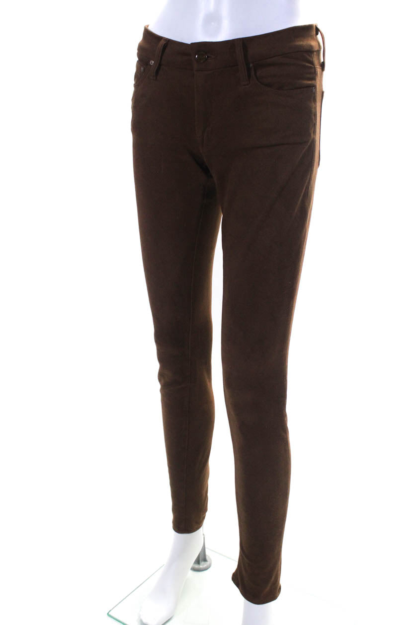 Hi Waist Suede Legging (28