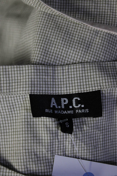 APC Women's Striped Drop Shoulder Scoop Neck Top White Black Size S