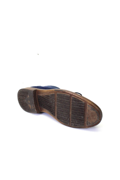 Sebago Mens Suede Bryant Chukka Ankle Boots Navy Blue Size 8 Medium