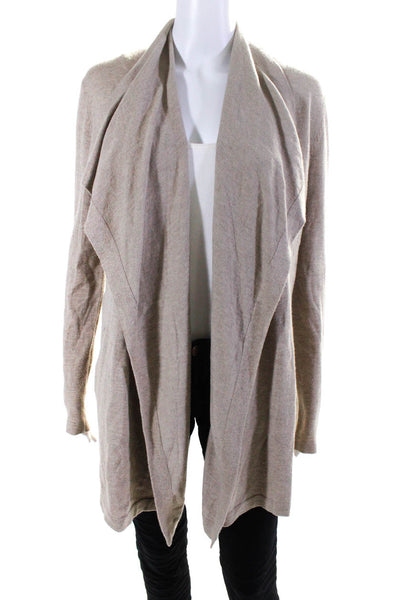 Comptoir Des Cotonniers Womens Open Front Cardigan Sweater Brown Size Medium