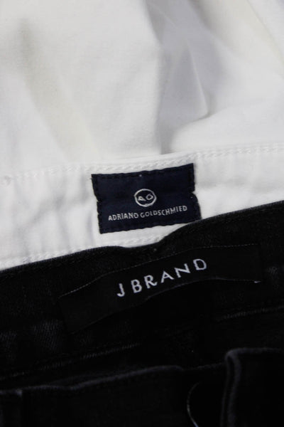 J Brand Adriano Goldschmied Womens Maria Jeans Black White Size 26 Lot 2