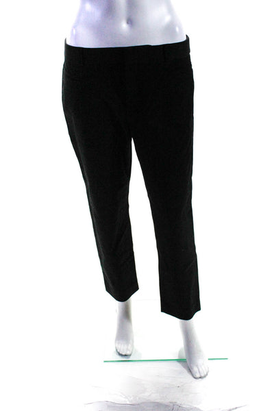 Banana Republic Women's Flat Front Straight Leg Dress Pant Black Size 6