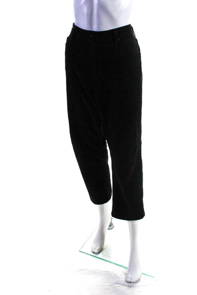 AG Women's Midrise Five Pockets Straight Leg Denim Pant Black Size 33