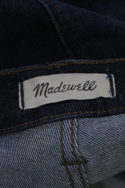 Madewell Women's Mid Rise Skinny Jeans Dark Blue Size 29