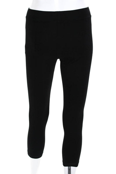 Vince Womens Cropped Ponte High Waist Leggings Pants Black Size Extra Small