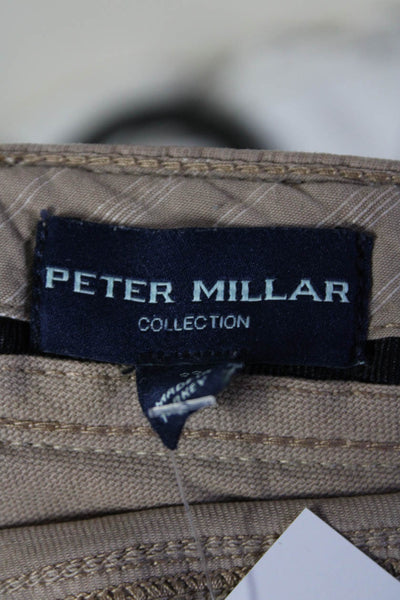 Peter Millar Men's Straight Leg Casual Khaki Pants Beige Size 33