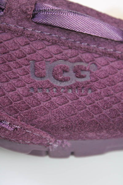 UGG Australia Womens Suede Dakota Slide On Exotic Moccasins Purple Size 5
