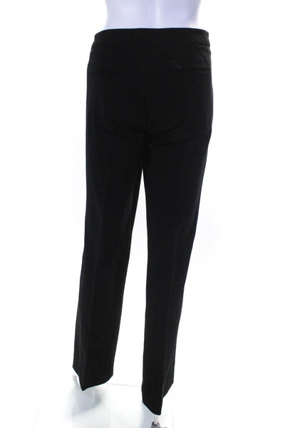 Derek Lam Womens Mid Rise Pleated Flare Dress Pants Black Size 10