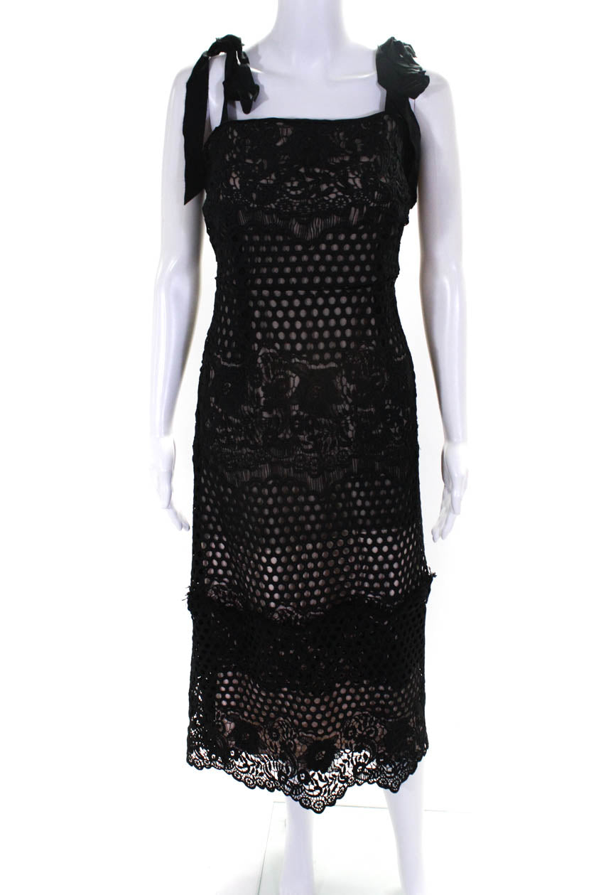 Alice mccall outlet black lace dress