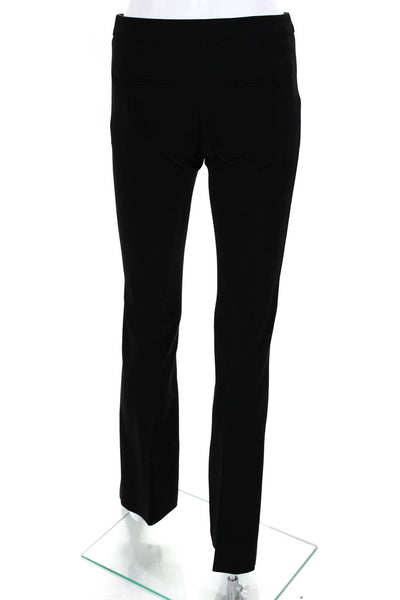 Derek lam Women's Mid Rise Flared Trouser Pants Black Size 0