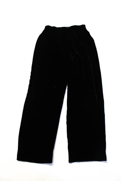 Ann Taylor Womens Velvet Pencil Skirt Straight Leg Pants Black Size 10 Lot 2