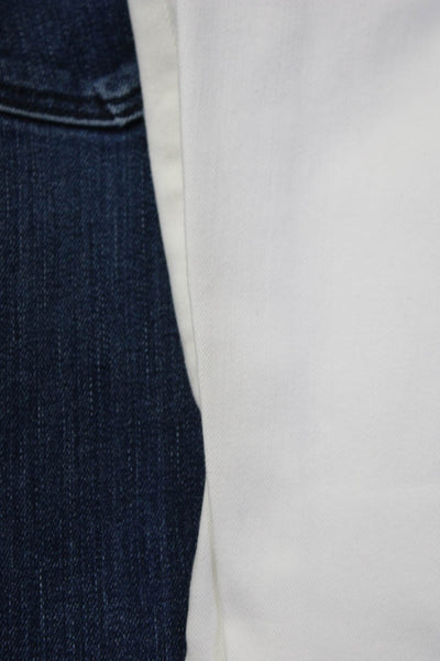 L'Agence Women's Midrise Five Pockets Skinny Denim Pant White Size 24 Lot 2