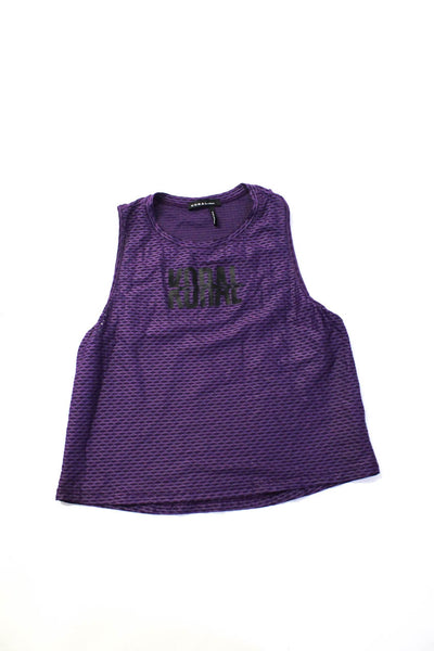 Koral Tory Sport Womens Mesh Athletic Tank Top Purple Navy XS Medium Lot 2