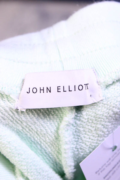 John Elliott Women's Drawstring Tapered High Waist Sweatpants Blue Size 2