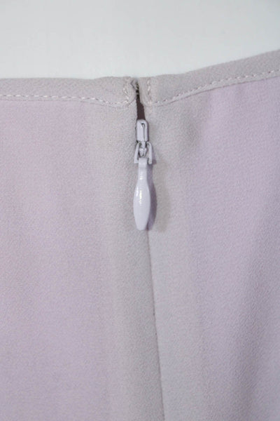 Rachel Parcell Womens Puff Sleeve Self Belted Chiffon A Line Dress Lavender XS