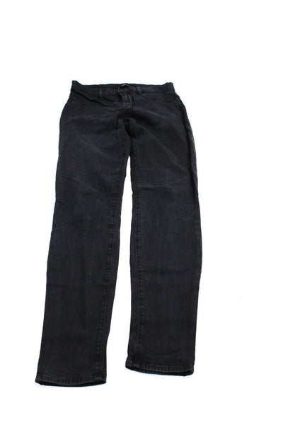 J Brand Womens Cotton Buttoned Skinny Leg Pants Jeans Black Size EUR27 Lot 2