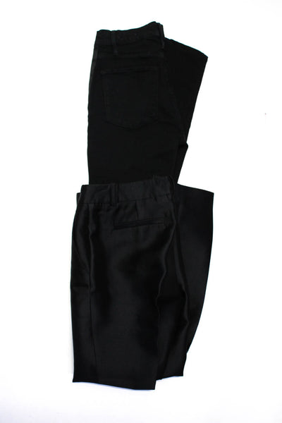 Frame Women's Midrise Five Pockets Straight Leg Denim Pant Black Size 26 Lot 2