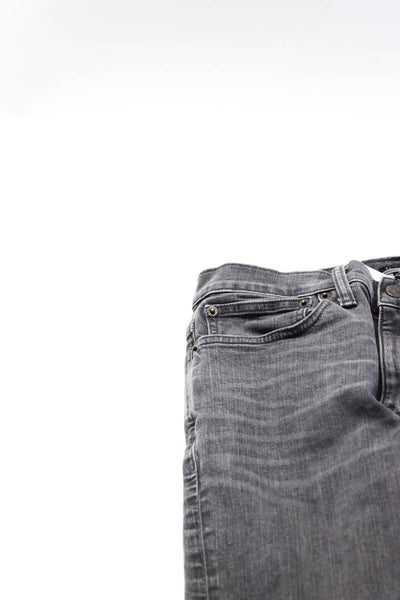 J Crew Mens Flex Skinny Leg Denim Jeans Pants Gray Cotton Size 29/32