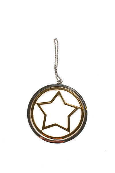 Chopard Gold Tone Heart Star Christmas Tree Ornaments
