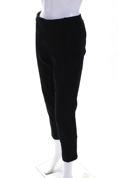 J Crew Collection Womens Mid Rise Skinny Leg Dress Pants Black Size 6
