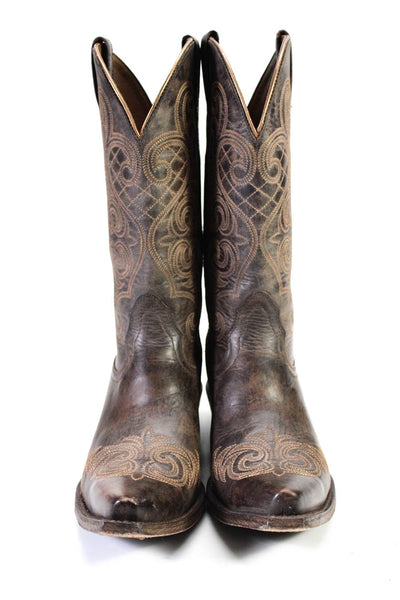 Ariat Women's Pointed Toe Western Mid-Calf Boot Brown Size 6