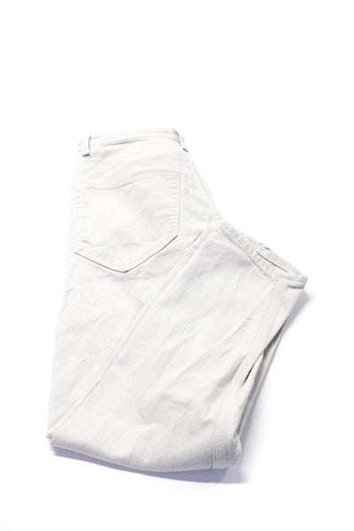 Rag & Bone Men's Button Fly Slim Fit Jeans Off White Size 29