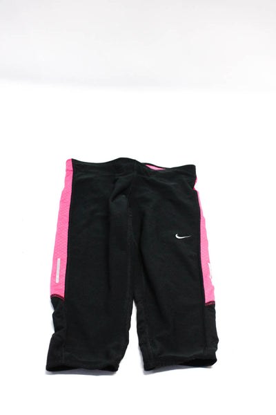 Nike Lacoste Womens Stipe Athletic Tank Top Crop Leggings Black Size XS 40 Lot 3