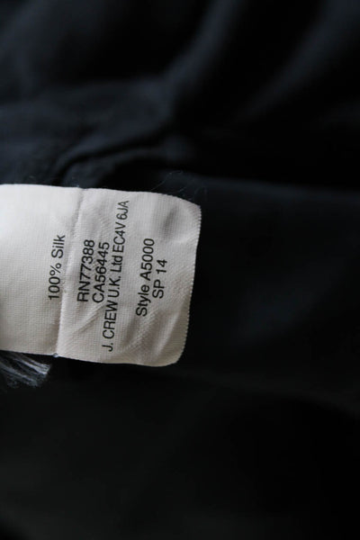 Madewell Womens Silk Georgette Pleated Bodice Sleeveless Maxi Dress Black Size S