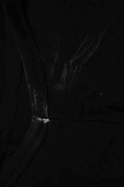 Jil Sander Body Womens Cotton Round Neck Sleeveless Basic Tank Top Black Size XS