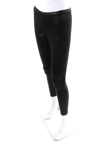 W118 By Walter Baker Womens Textured Stretch Skinny Ankle Leggings Black Size XS