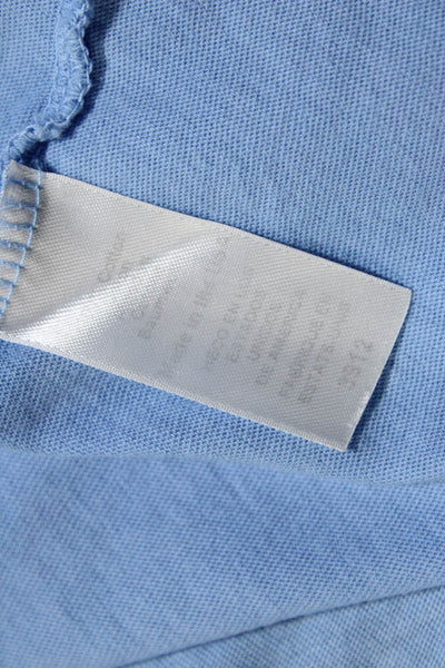 Michael Stars Womens Cotton Crew Neck Short Sleeve Basic Top T-Shirt Blue Size S