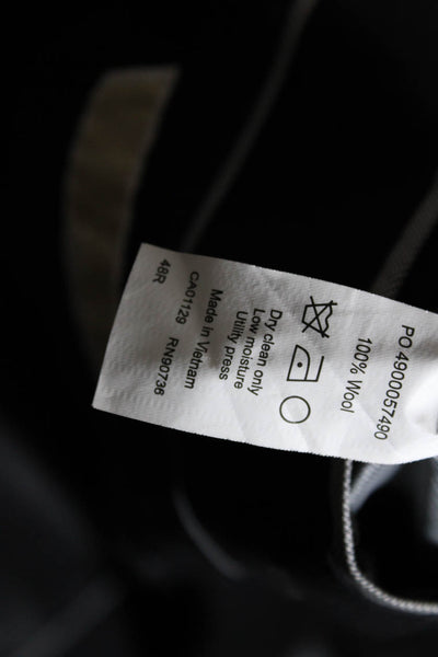 Michael Michael Kors Men's Collar Long Sleeves Line Jacket Black Size 48