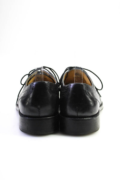 Bass Men's Round Toe Lace Up Oxford Shoe Black Size 11.5