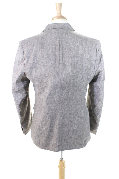 Coofandy Men's Collar Lined Long  Sleeves Jacket Gray Size M