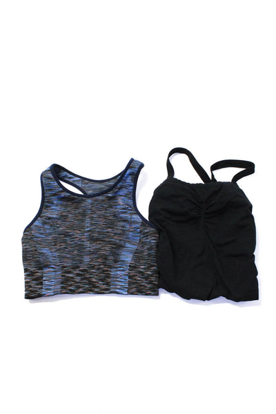 Sweaty Betty LNDR Womens Activewear Sleeveless Tops Sports Bra Black S M Lot 2
