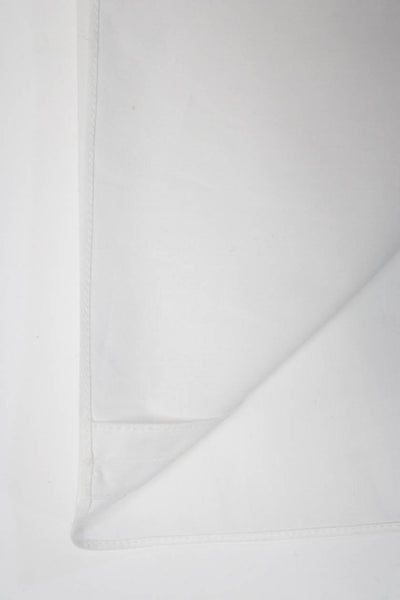 Fendi Women's Collar Sleeveless Ruffle Maxi Dress White Size 6