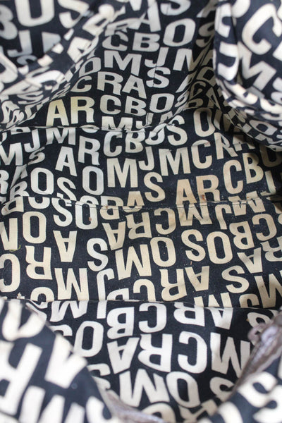 Marc Jacobs Women's Top Handle Zip Closure Quilted Tote Handbag Tan Size M