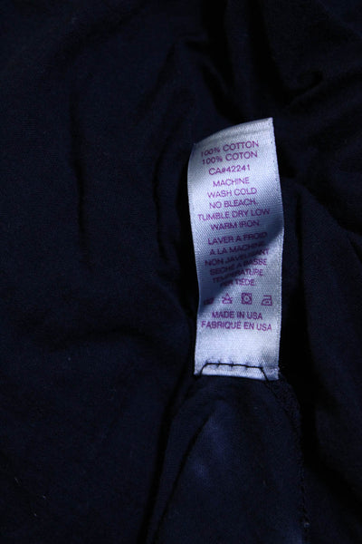 Velvet Womens Cotton Jersey Knit Tie-Dye Scoop Neck Maxi Tank Dress Blue Size PP