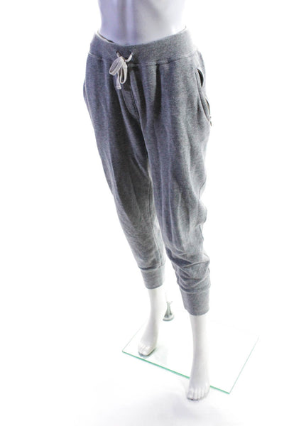 Sincerely Jules Womens Light Gray Cotton Drawstring Cuff Ankle Sweatpants SizeXL