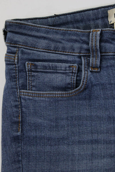 L Agence Womens High Rise Margot Skinny Ankle Jeans Blue Denim Size 23