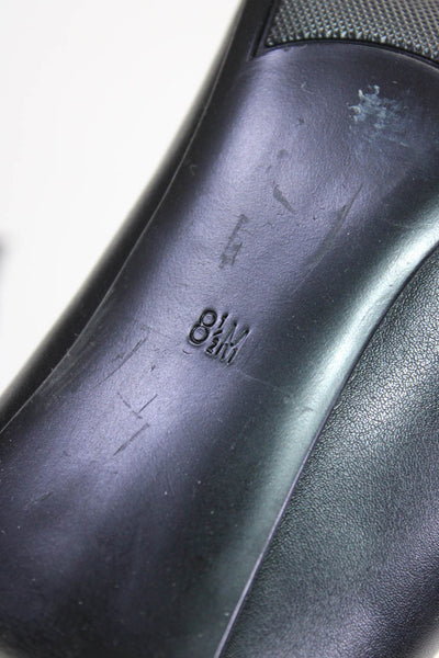 Marc Fisher Womens Black Snakeskin Print High Heels Pump Shoes Size 8.5