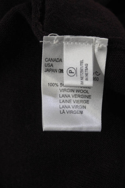 Escada Womens Cardigan Wrap Twinset Sweater Brown Wool Blend Size EUR 40