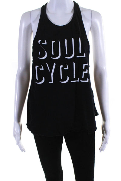 Soul Cycle Women's Scoop Neck Racerback Tank Top Black Size XS