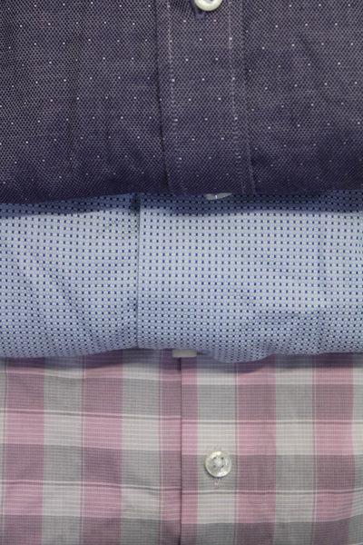 Michael Kors St Croix Mens Long Sleeve Button Up Shirt Size 15.5 Medium Lot 3
