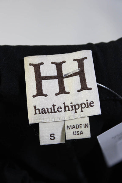 Haute Hippie Women's Drawstring Waist Cargo Pant Black Size S
