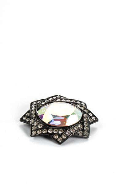 YSL Women's Embellished Stone Brooch Pin