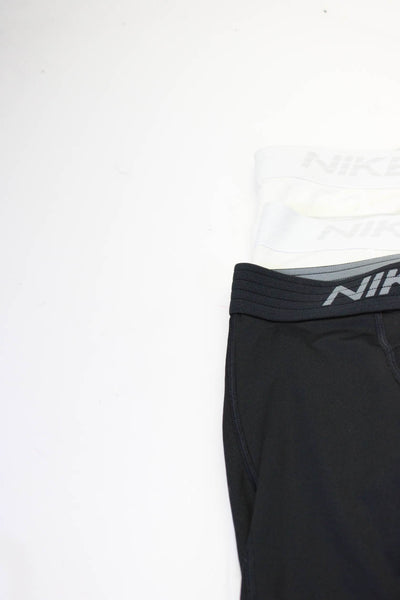 Nike Womens Logo Lightweight Ankle Leggings White Black Size Small Medium Lot 3