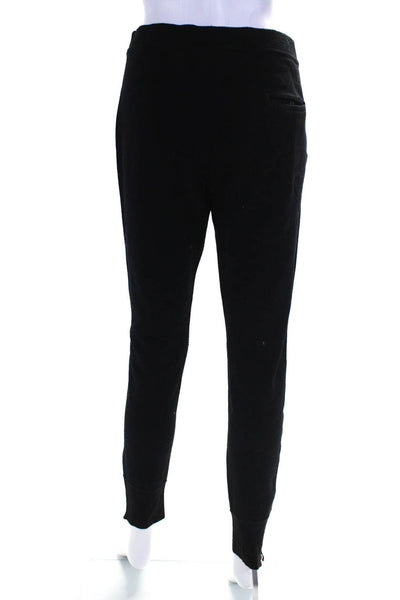 Etoile Isabel Marant Womens Elastic Waistband Zipper Jogger Pants Black Small