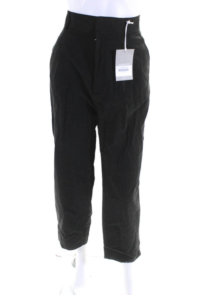 Everlane Womens The Tencel™ Way High® Taper Pant  Black Size 14